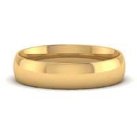 5 mm Wedding Band Classic Comfort Fit