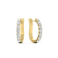 Modern Huggie Hoop Earrings