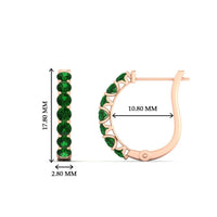 Modern Huggie Hoop Earrings