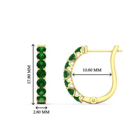 Modern Huggie Hoop Earrings