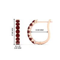Modern Huggie Hoop Earrings
