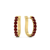 Modern Huggie Hoop Earrings