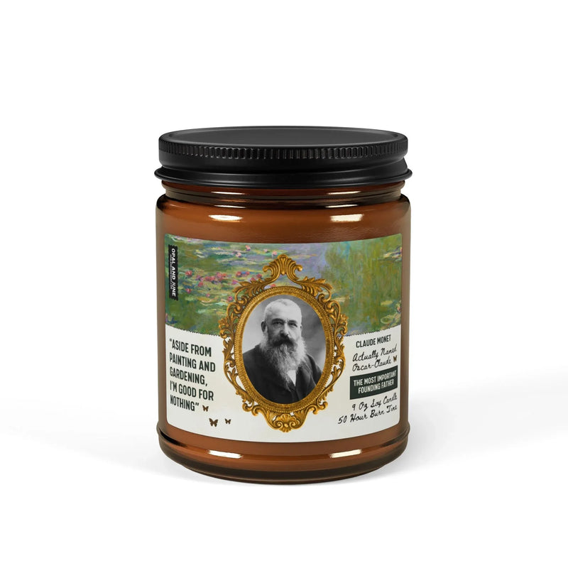 Claude Monet Gift: 9 Oz Soy Candle - BIG FRENCHIES