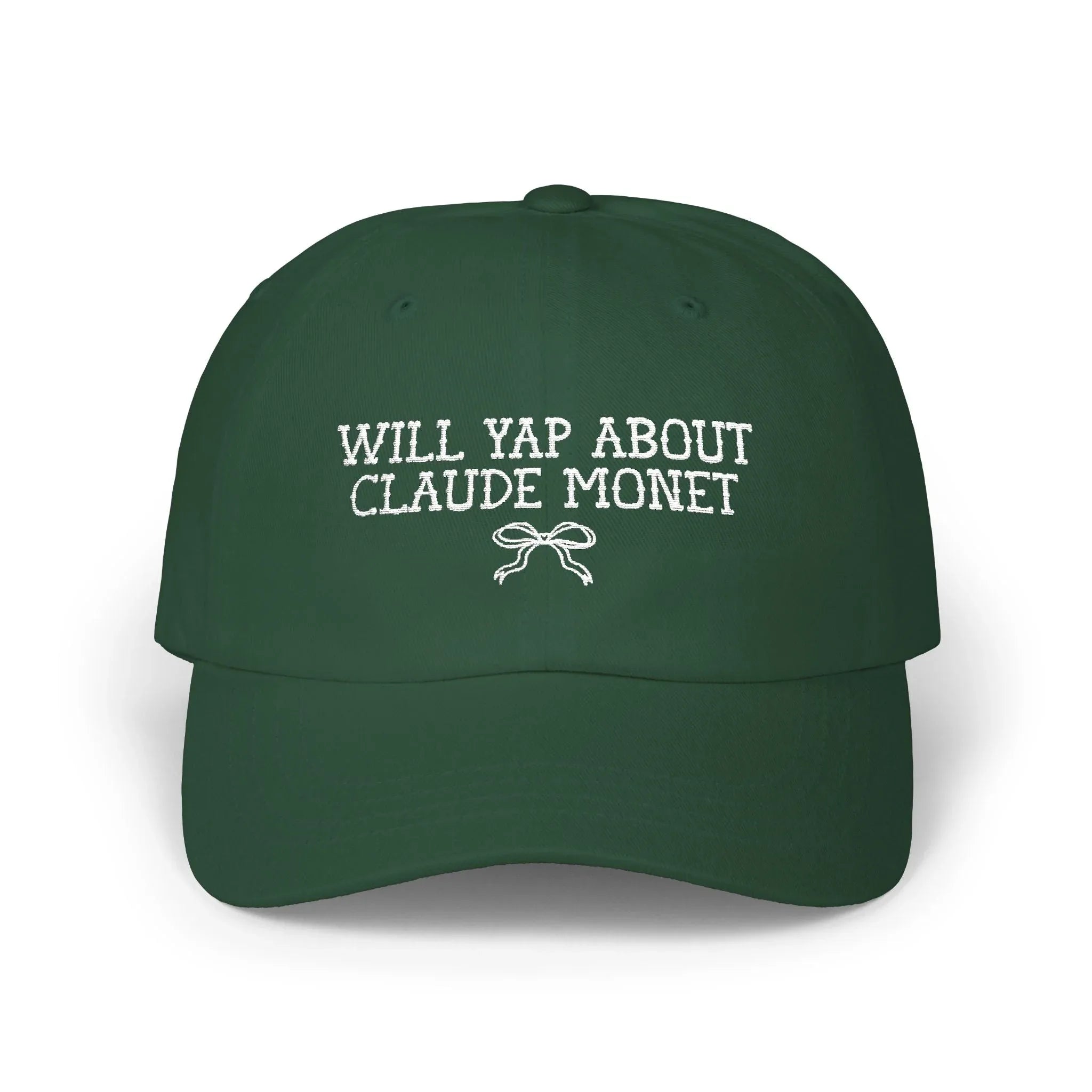 Claude Monet Art History Hat for Art Historian - BIG FRENCHIES