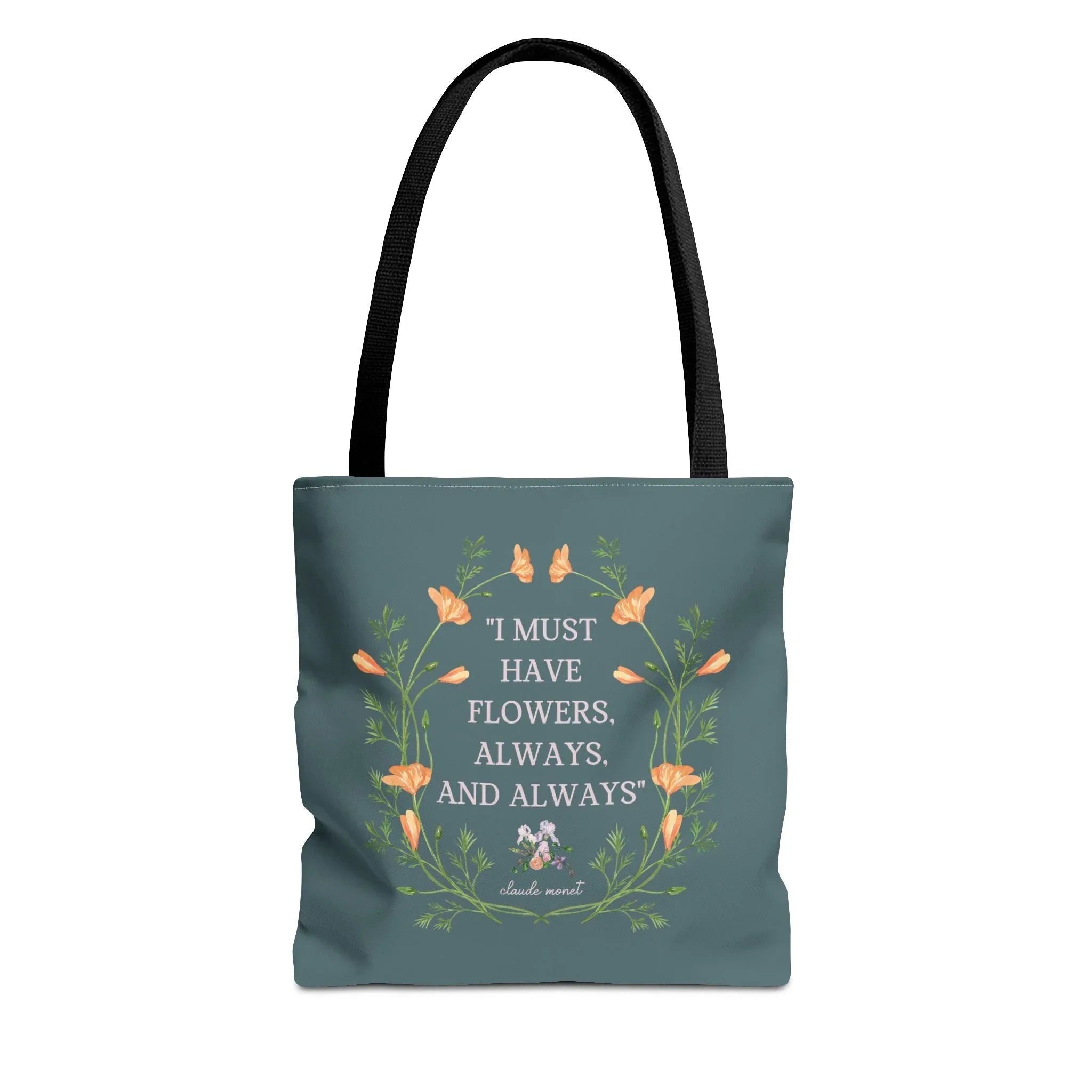 Claude Monet Tote: Must Have Flowers - BIG FRENCHIES