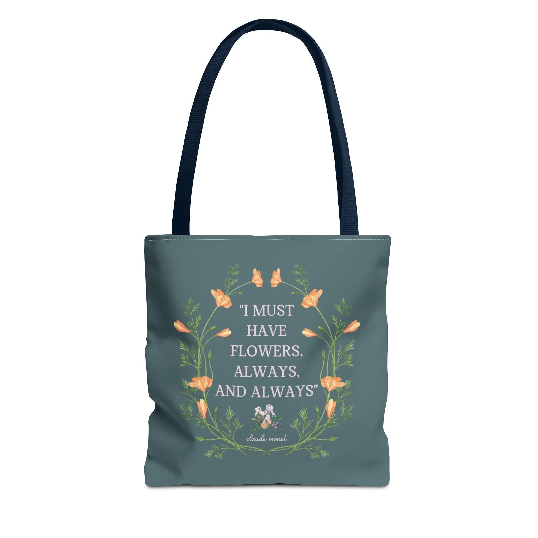 Claude Monet Tote: Must Have Flowers - BIG FRENCHIES