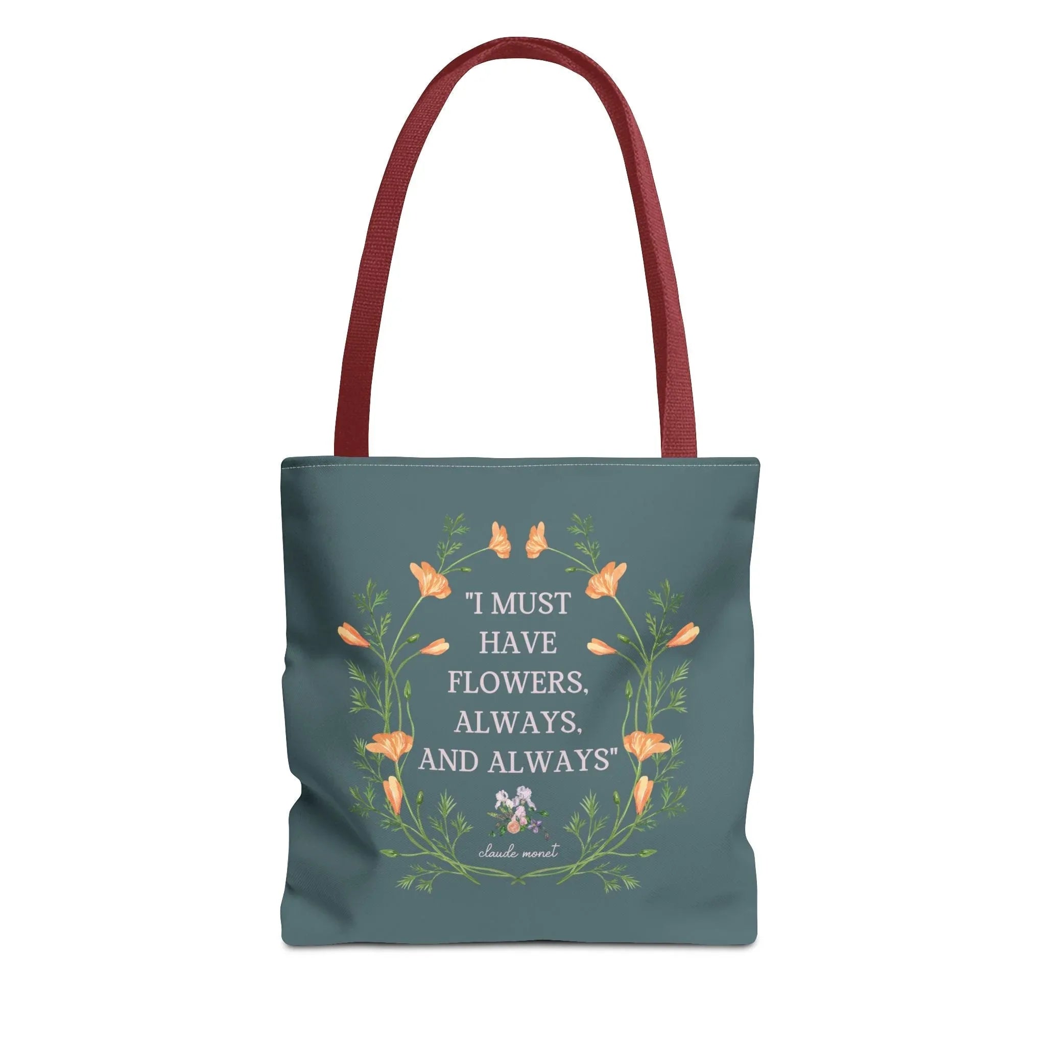 Claude Monet Tote: Must Have Flowers - BIG FRENCHIES