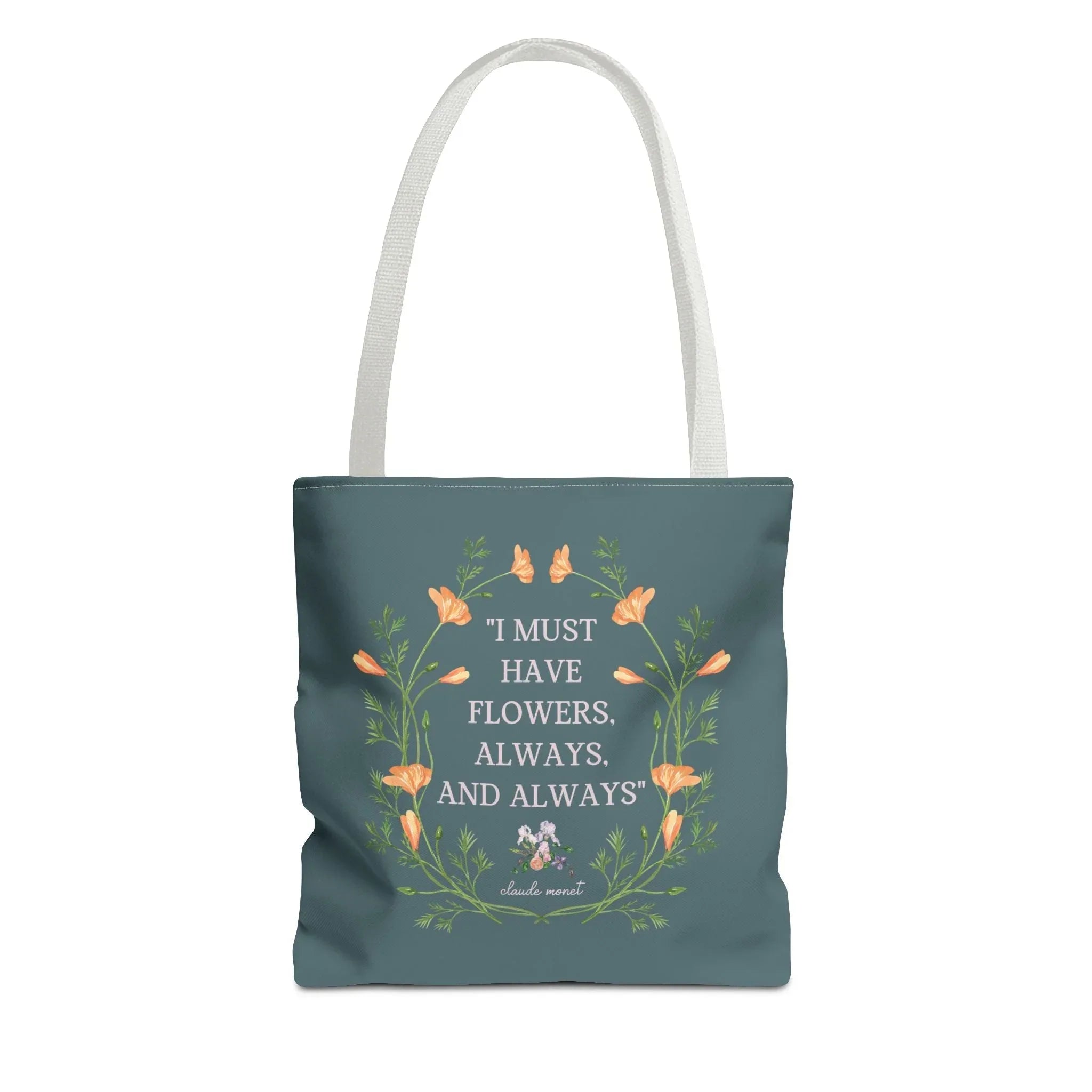 Claude Monet Tote: Must Have Flowers - BIG FRENCHIES