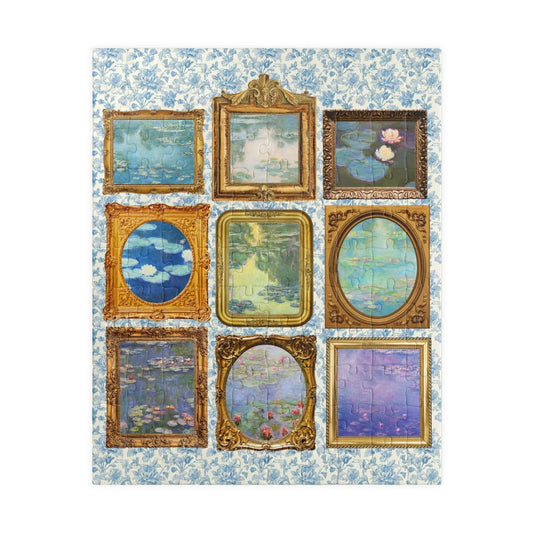 Claude Monet Water Lilies Art History Puzzle - BIG FRENCHIES