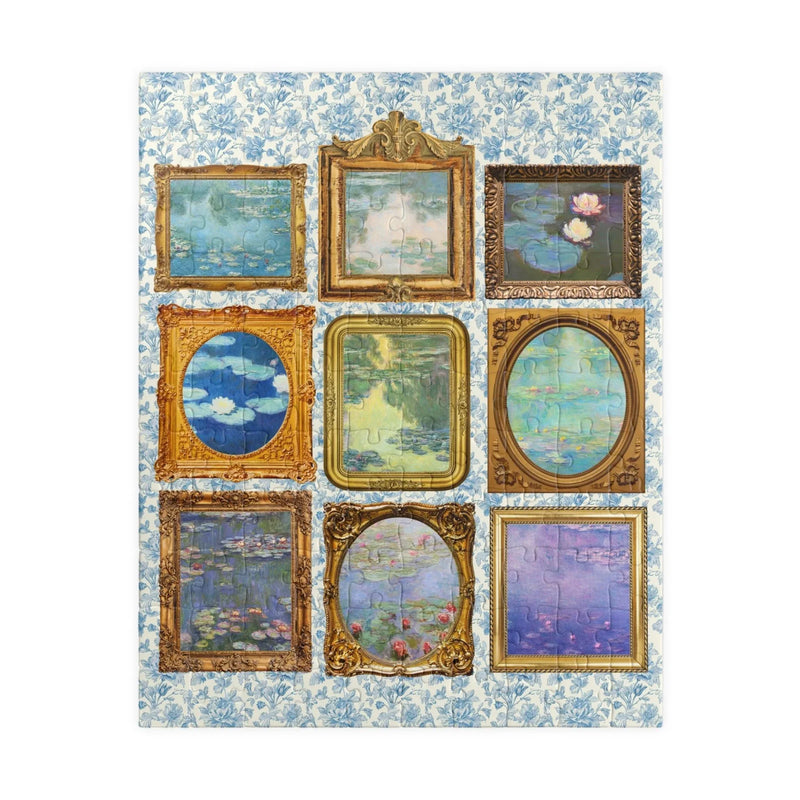 Claude Monet Water Lilies Art History Puzzle - BIG FRENCHIES