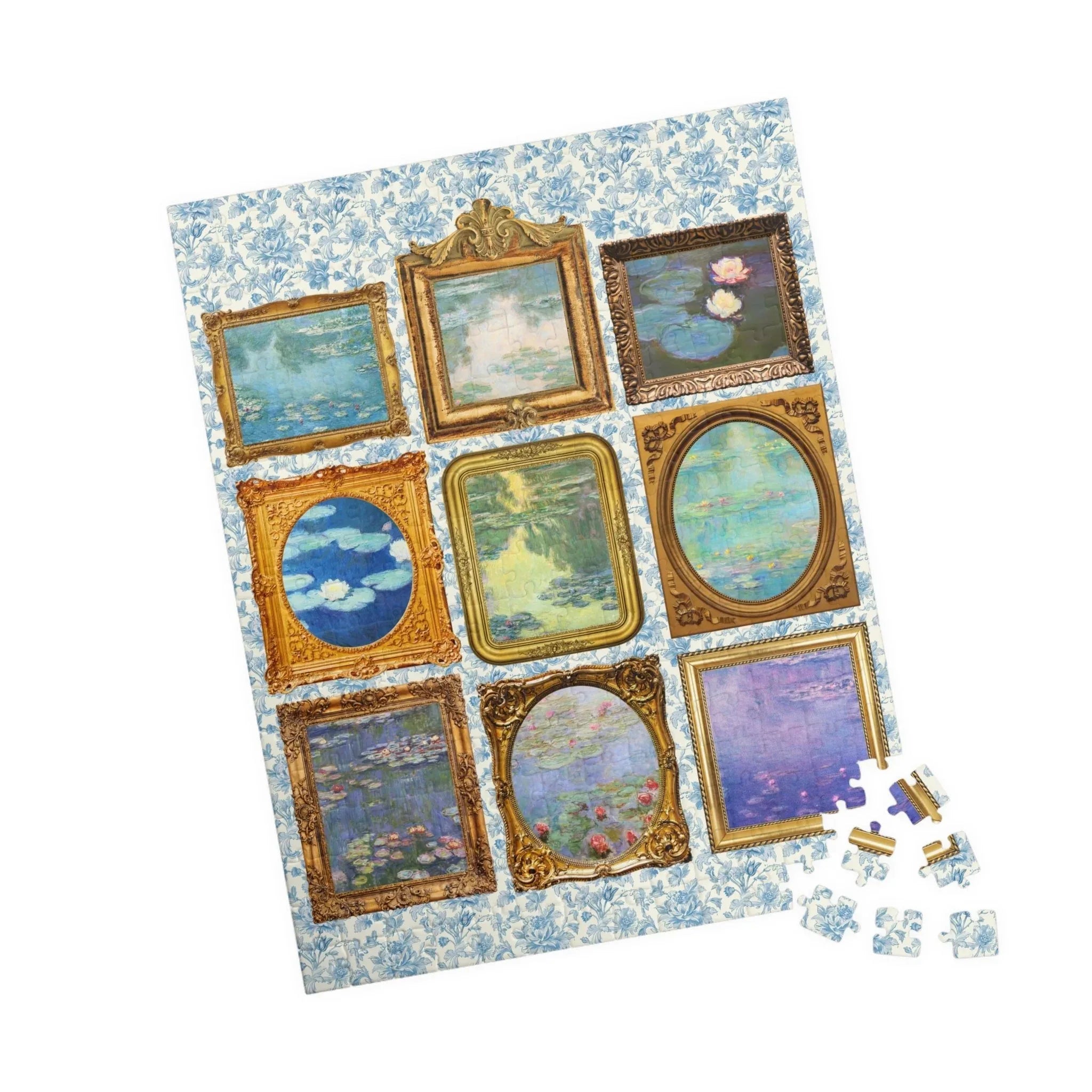Claude Monet Water Lilies Art History Puzzle - BIG FRENCHIES