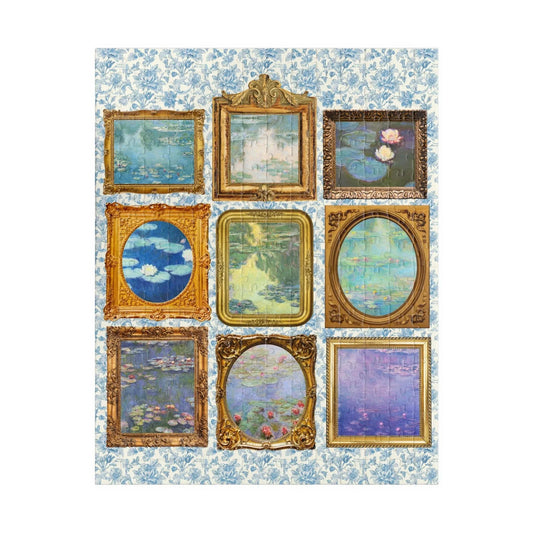 Claude Monet Water Lilies Art History Puzzle - BIG FRENCHIES