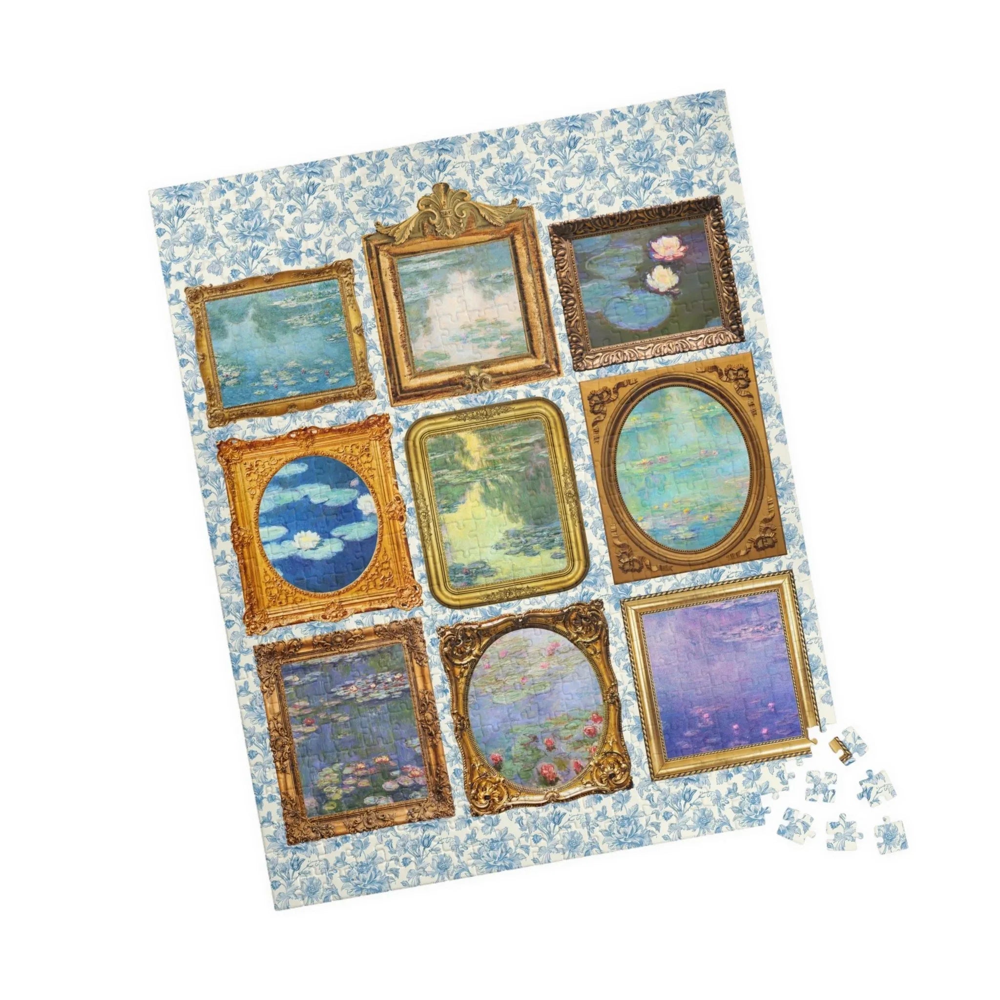 Claude Monet Water Lilies Art History Puzzle - BIG FRENCHIES