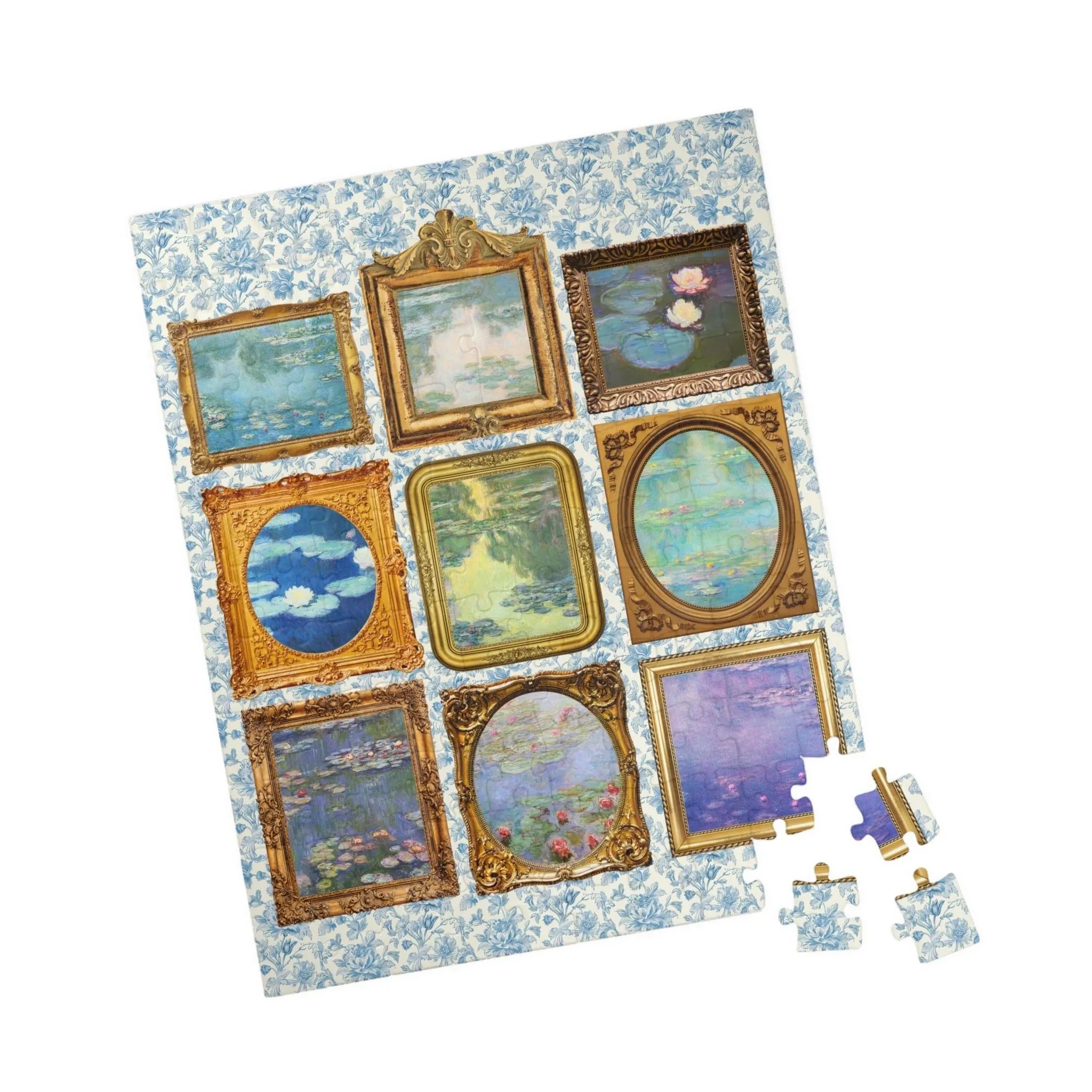 Claude Monet Water Lilies Art History Puzzle - BIG FRENCHIES