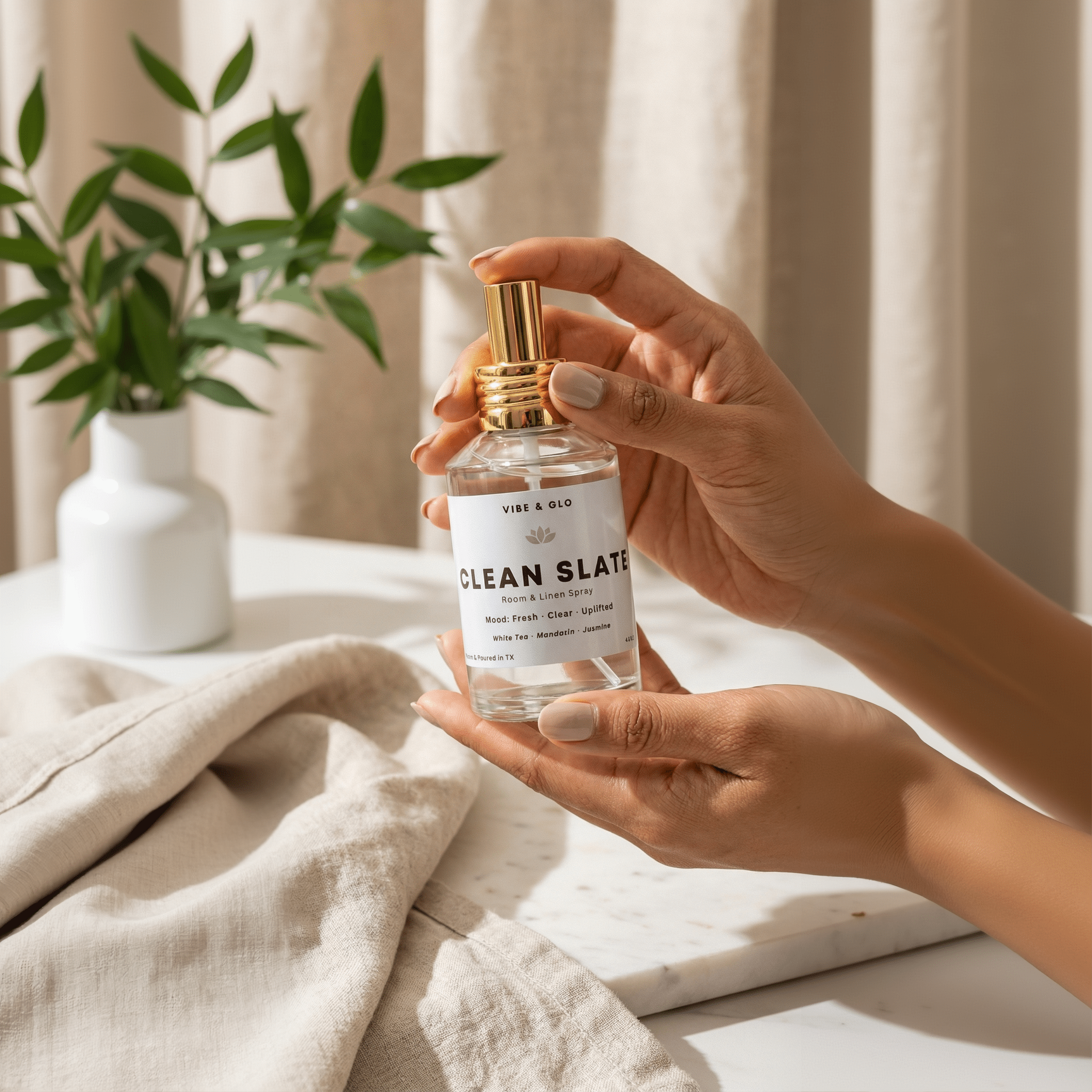 Clean Slate – White Tea & Jasmine Room Spray - BIG FRENCHIES