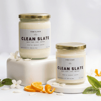 Clean Slate – White Tea & Jasmine Soy Candle - BIG FRENCHIES