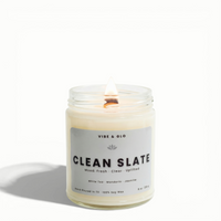 Clean Slate – White Tea & Jasmine Soy Candle - BIG FRENCHIES