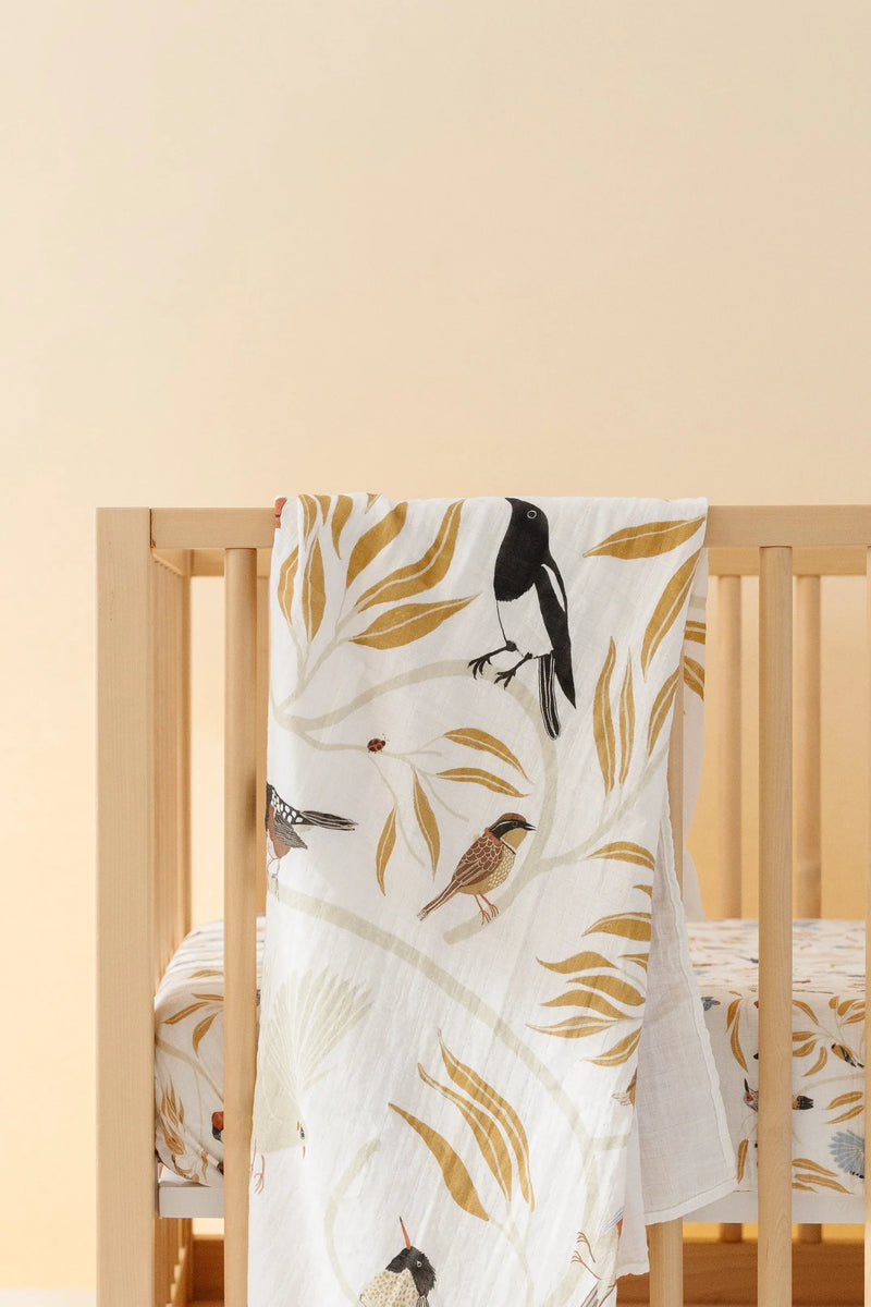 For the Birds Swaddle - BIG FRENCHIES
