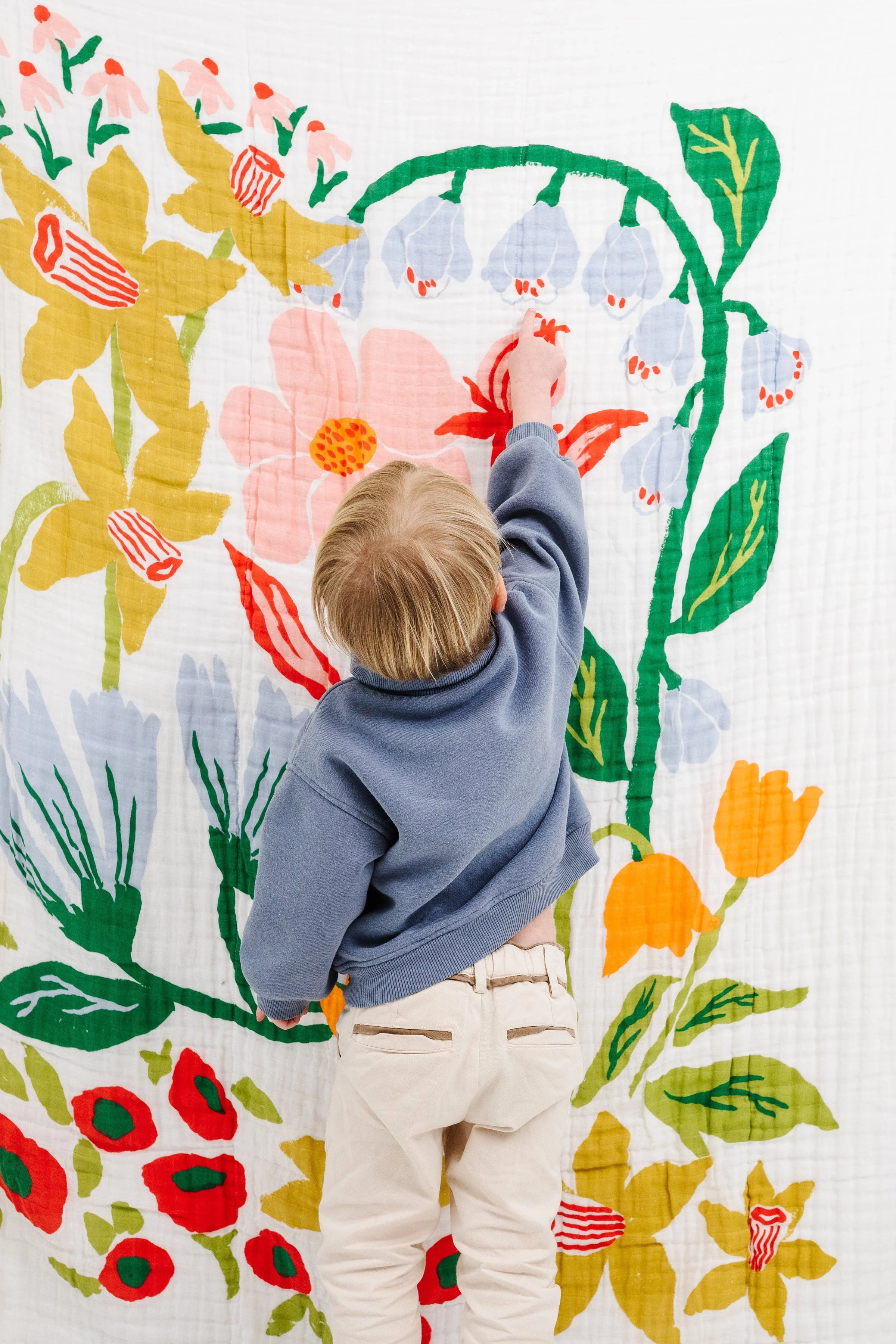 Cottage Garden Throw Blanket - BIG FRENCHIES