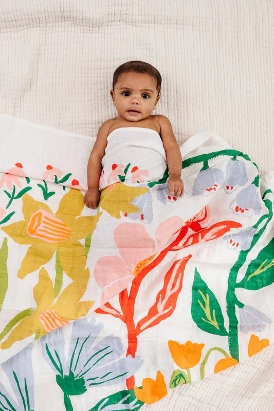 Cottage Garden Swaddle - BIG FRENCHIES