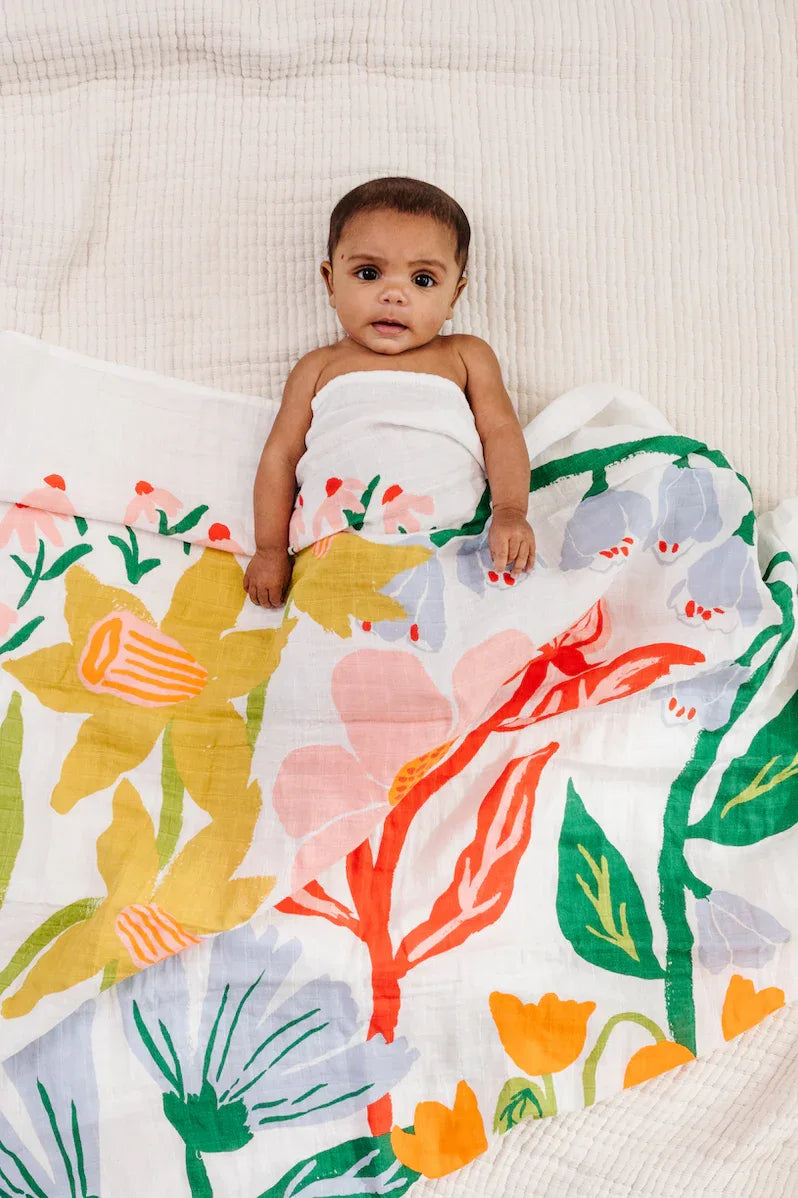 Cottage Garden Swaddle - BIG FRENCHIES