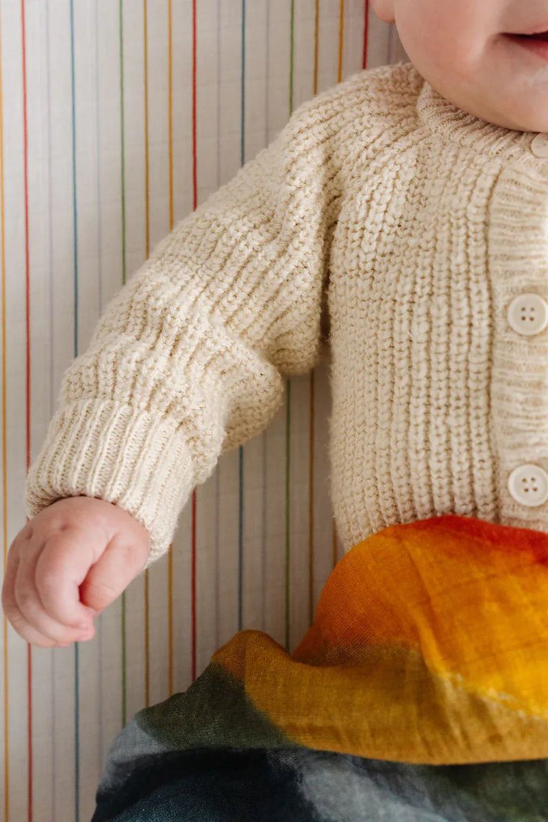Rainbow Stripe Crib Sheet - BIG FRENCHIES