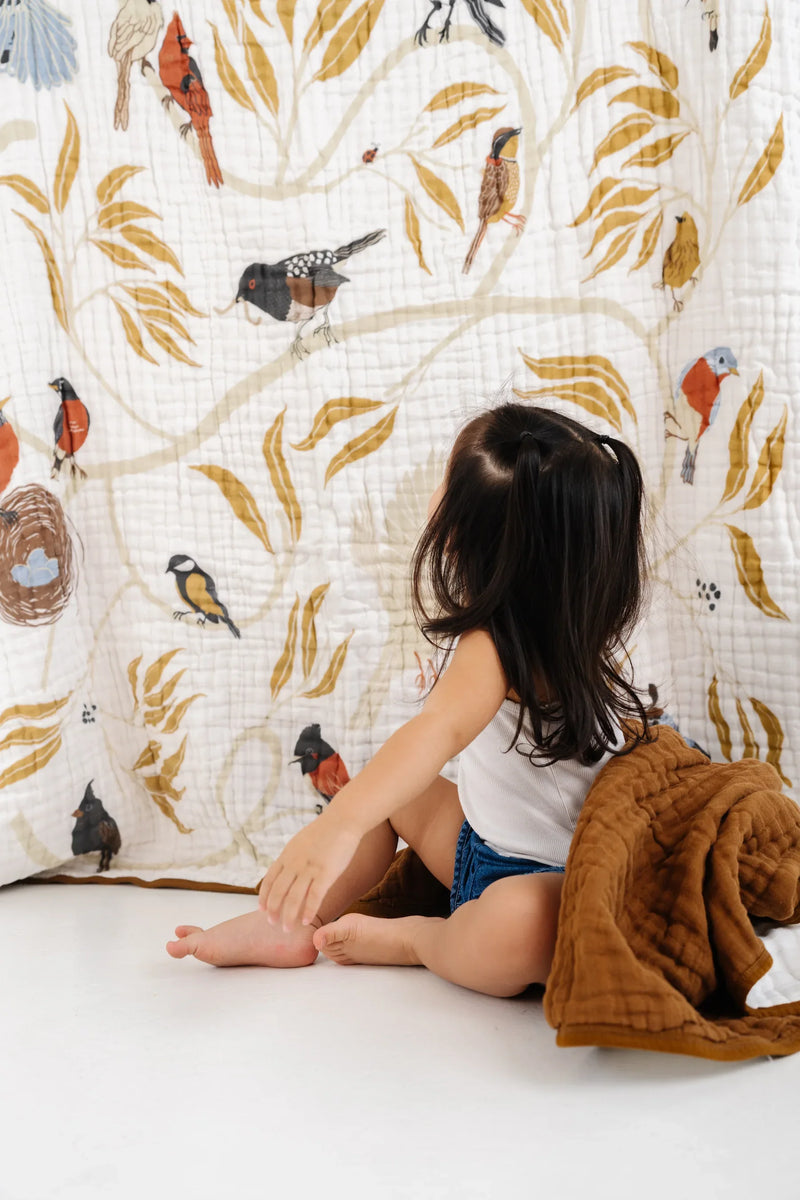 For the Birds Throw Blanket - BIG FRENCHIES