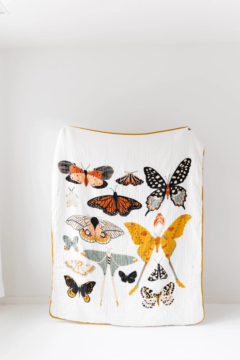 Butterfly Collector Throw Blanket - BIG FRENCHIES