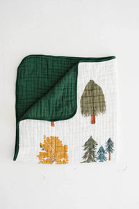 Forest Trees Quilt - BIG FRENCHIES