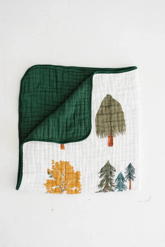 Forest Trees Quilt - BIG FRENCHIES