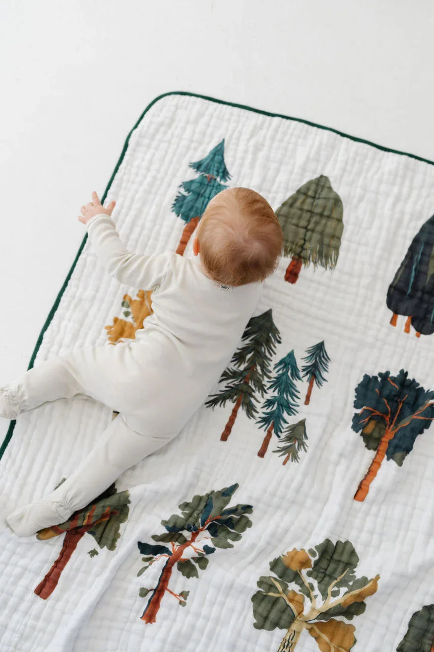 Forest Trees Quilt - BIG FRENCHIES