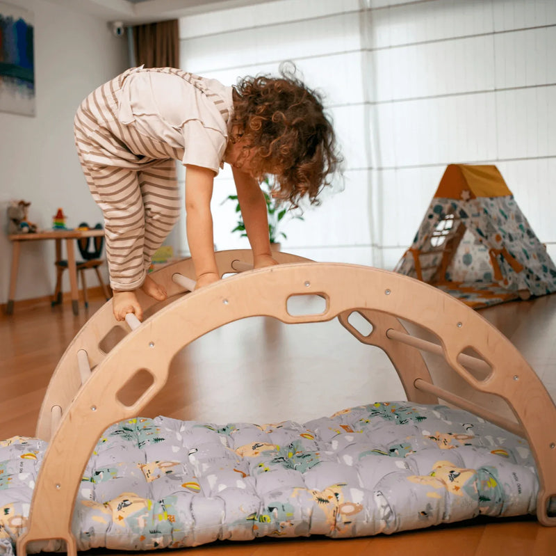 Large Montessori Climbing Arch/Rocker with Pillow Set - BIG FRENCHIES