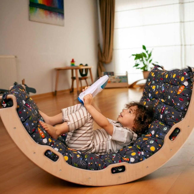 Climbing Arch Rocker with Space Cushion - BIG FRENCHIES