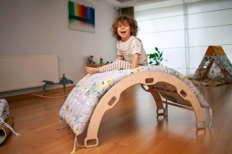 XL Climbing Arch/Rocker & Map Pattern Cushion Set – BIG FRENCHIES