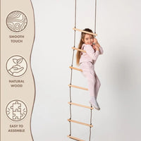 Climbing rope ladder for kids 3-9 y.o.