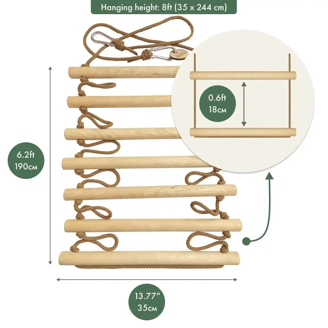 Climbing rope ladder for kids 3-9 y.o. - BIG FRENCHIES