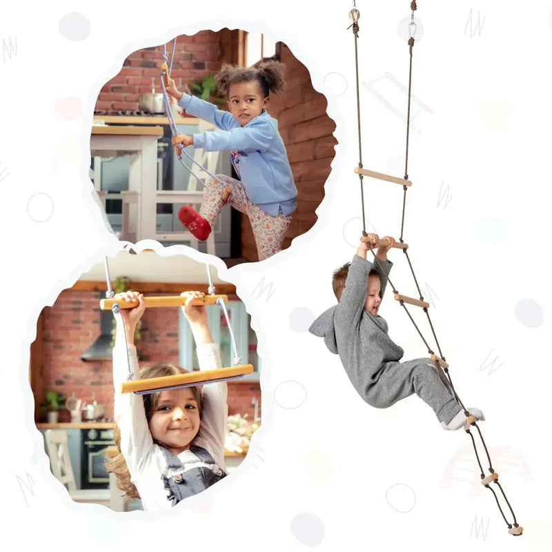 Climbing rope ladder for kids 3-9 y.o. - BIG FRENCHIES
