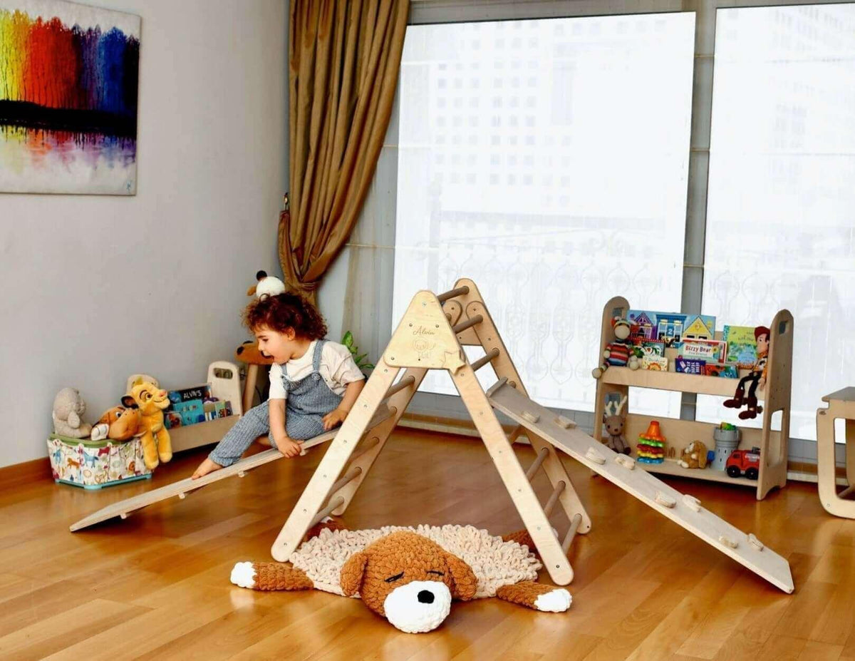 Climbing Triangle with Ramp | Foldable Montessori Climbing Set - BIG FRENCHIES