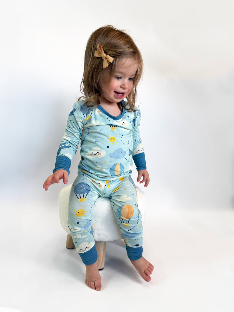 Cloud Hopper Two-Piece Pajama Set - BIG FRENCHIES