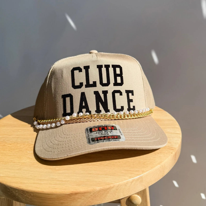 Club Dance - Tan Trucker Hat - BIG FRENCHIES