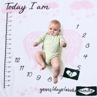 Newborn Baby Milestone Photography Blanket - # BAGE41110002 - BIG FRENCHIES