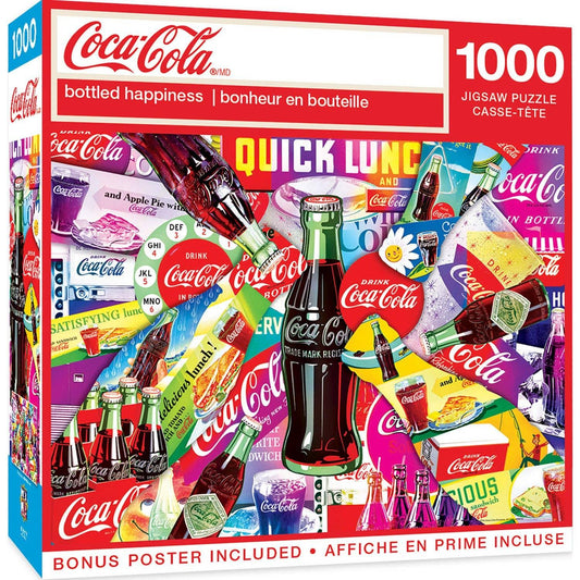 Coca-Cola - Bottled Happiness 1000 Piece Jigsaw Puzzle | Masterpieces Puzzles - BIG FRENCHIES