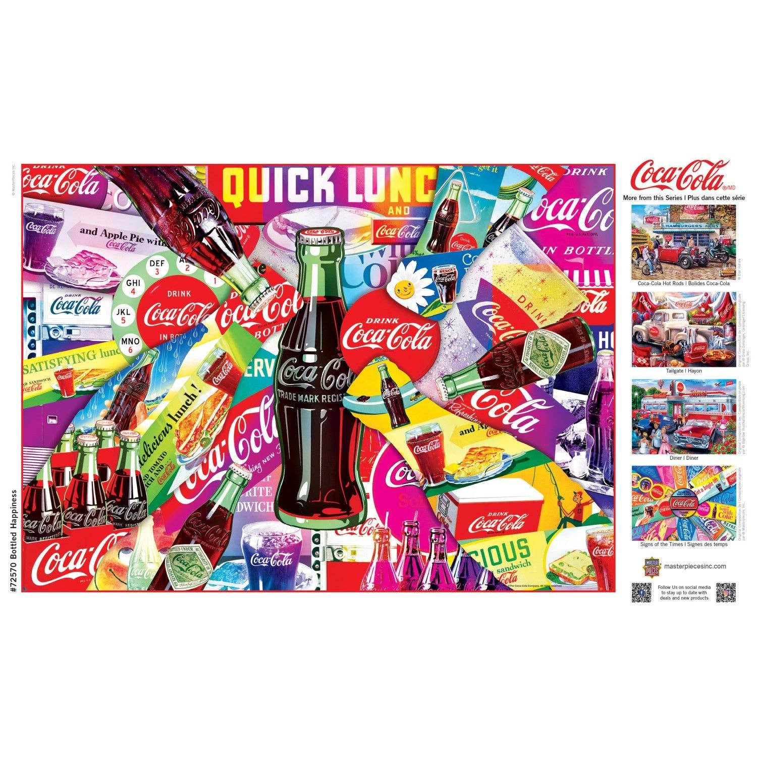 Coca-Cola - Bottled Happiness 1000 Piece Jigsaw Puzzle | Masterpieces Puzzles - BIG FRENCHIES