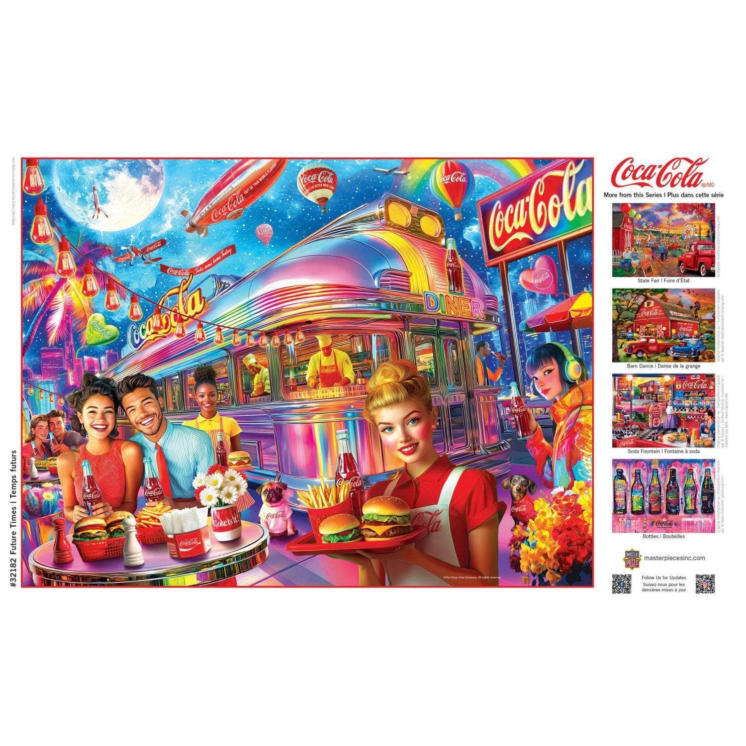 Coca-Cola - Future Times 300 Piece EZ Grip Jigsaw Puzzle | Masterpieces Puzzles - BIG FRENCHIES