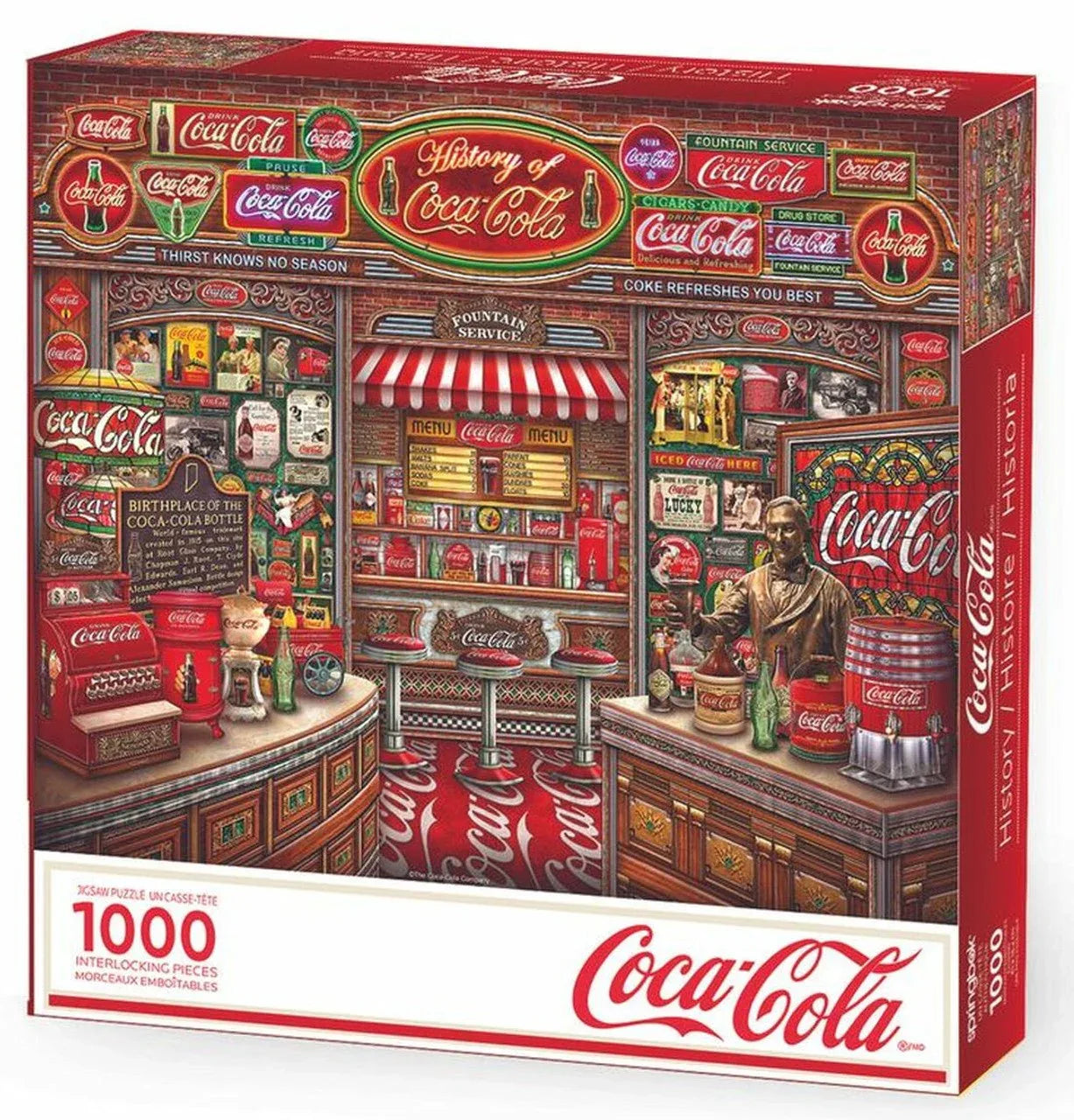 Coca-Cola History 1000 Piece Jigsaw Puzzle by Springbok Puzzles - BIG FRENCHIES