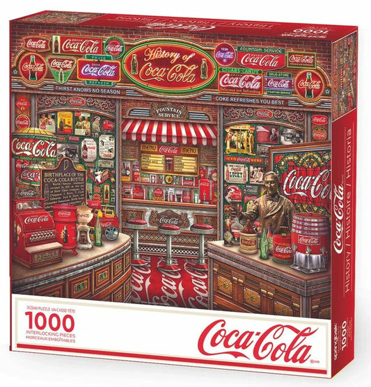Coca-Cola History 1000 Piece Jigsaw Puzzle by Springbok Puzzles - BIG FRENCHIES