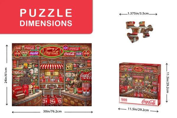 Coca-Cola History 1000 Piece Jigsaw Puzzle by Springbok Puzzles - BIG FRENCHIES
