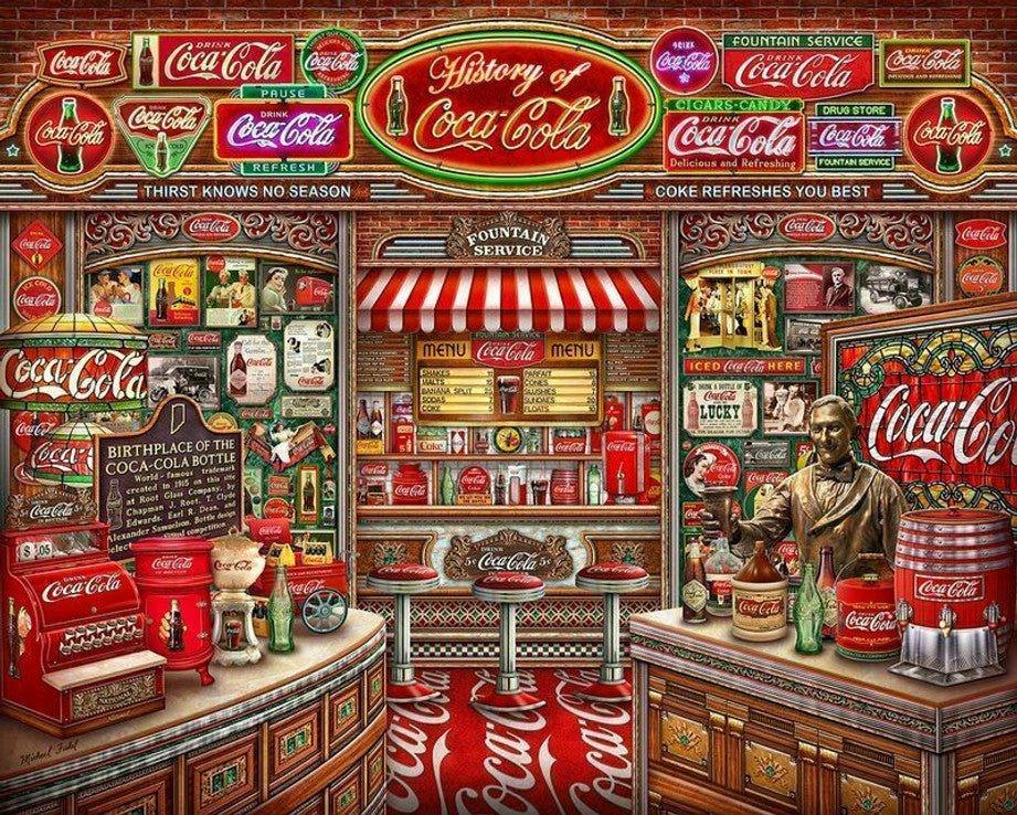 Coca-Cola History 1000 Piece Jigsaw Puzzle by Springbok Puzzles - BIG FRENCHIES