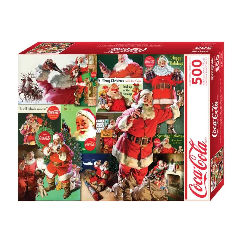 Coca-Cola Sparkling Holidays 500 Piece Jigsaw Puzzle by Springbok Puzzles - BIG FRENCHIES