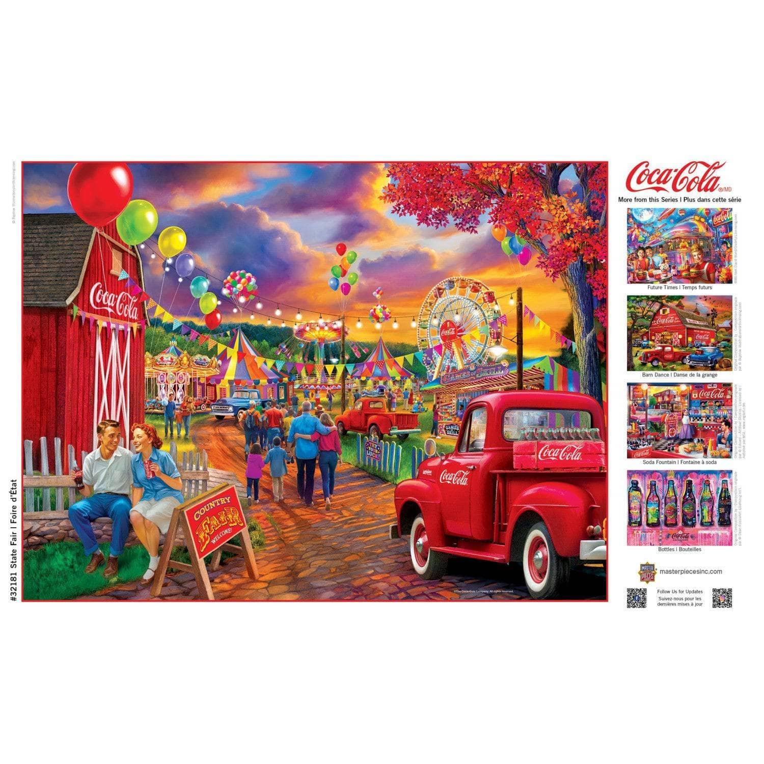 Coca-Cola State Fair 300 Piece Jigsaw Puzzle | Masterpieces Puzzles - BIG FRENCHIES